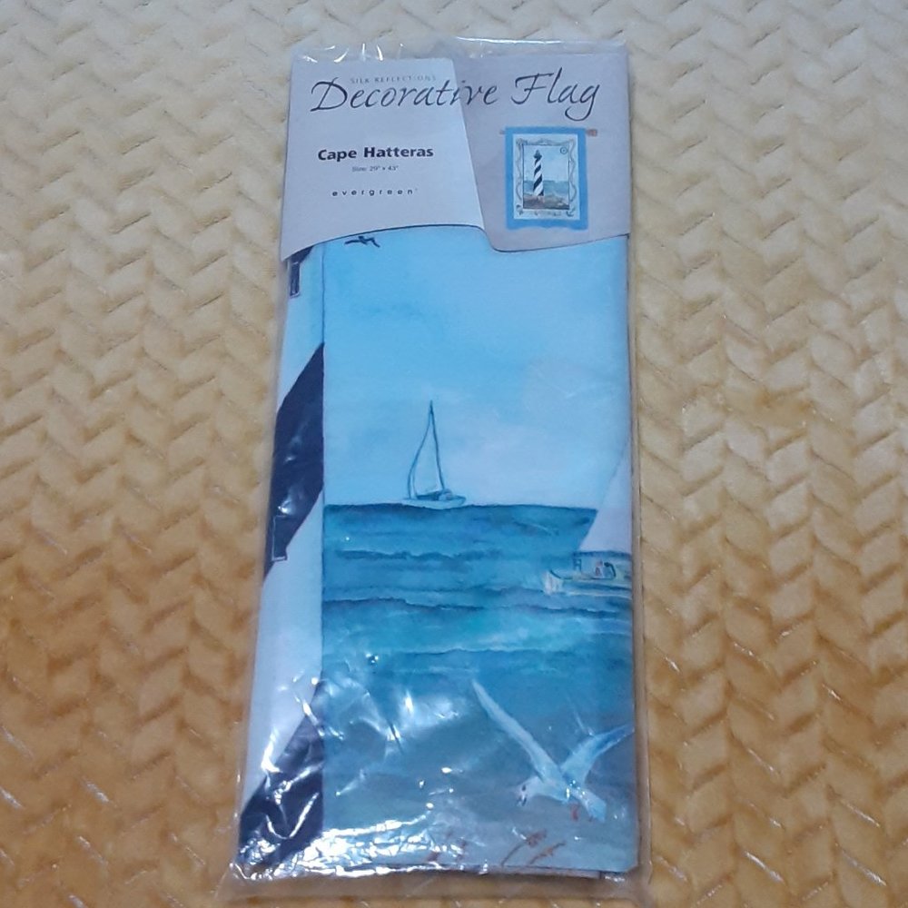 Silk Reflections Decorative Flag NIP Cape Hatteras.